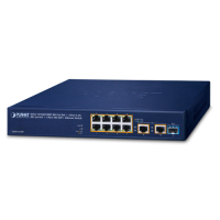 PLANET GSD-1121XP  8-Port 10/100/1000T 802.3at PoE + 2-Port 2.5G 802.3at PoE + 1-Port 10G SFP+ Ethernet Switch